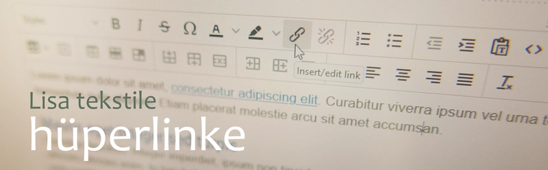 Toimeta livimsalt - veebilehe tekstiredaktoriga