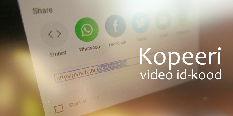 YouTube video nitamine otse kodulehe sisus - 2022 juhend