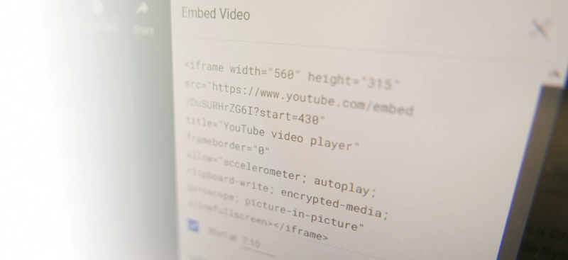 YouTube video nitamine otse kodulehe sisus - 2022 juhend