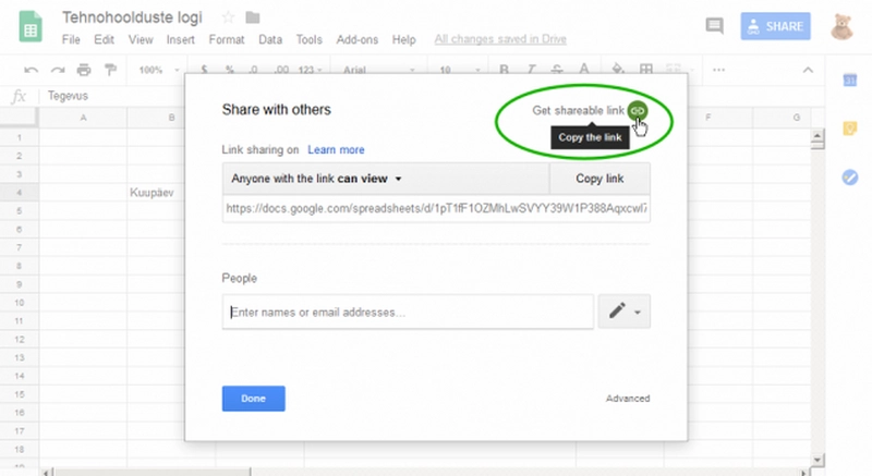 Google Docs - keprane abimees