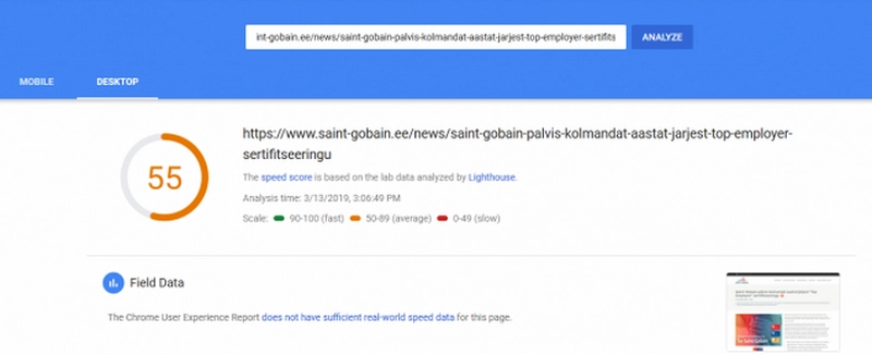 ks kontsern, kaks erinevat veebikvaliteeti