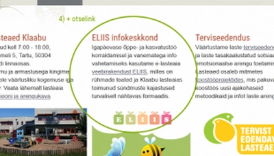 Kodulehe uuendamine Klaabu veebi nitel